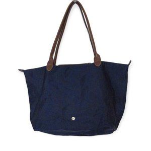Longchamp Le Pliage Original Large Shoulder Nylon Bag  Tote Navy Blue